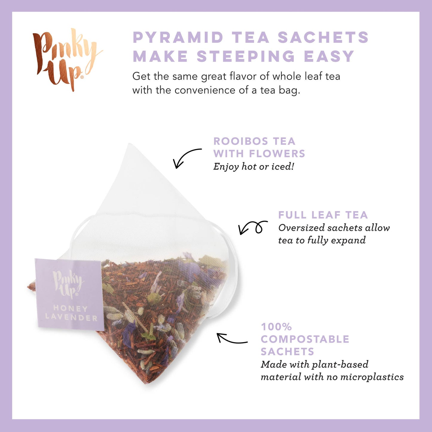 Honey Lavender Rooibos Tea - 15 Sachets