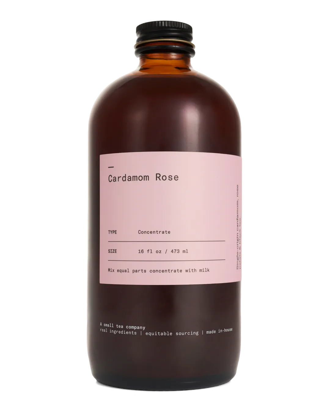 Cardamom Rose Black Tea Concentrate 16fl oz