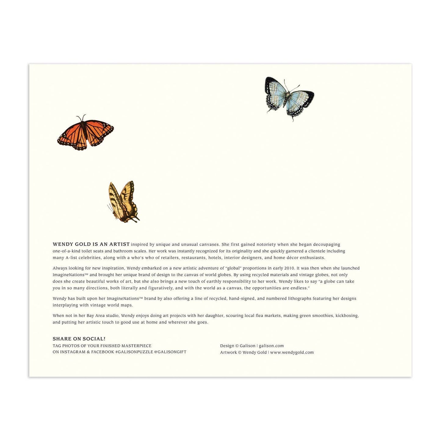 Wendy Gold USA State Flowers 1000 Piece Puzzle