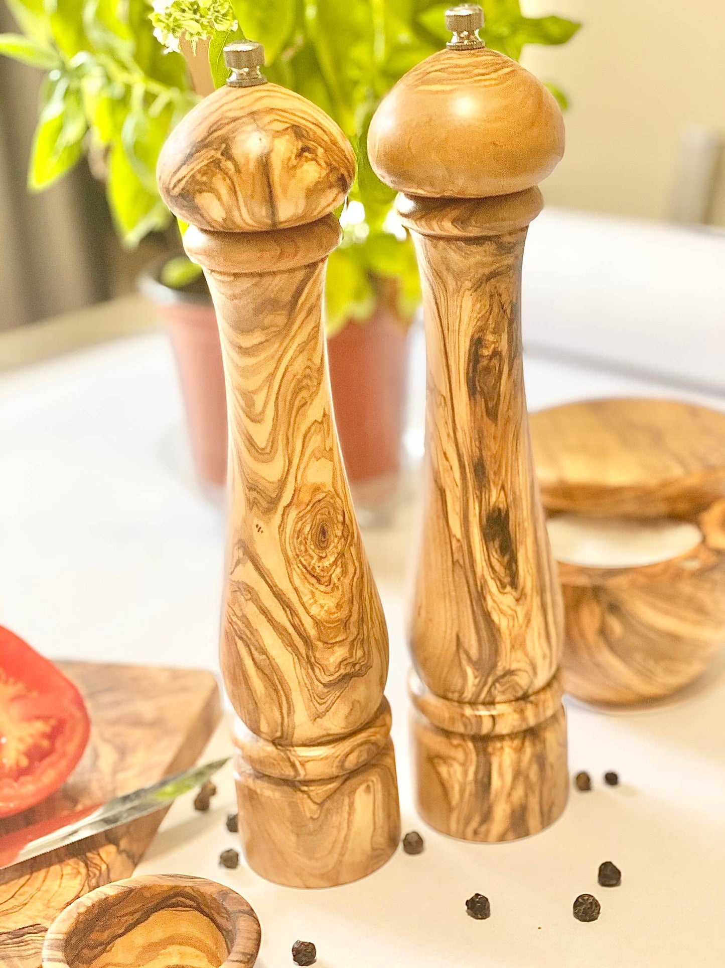 Olive Wood Salt/Pepper Mill 10"