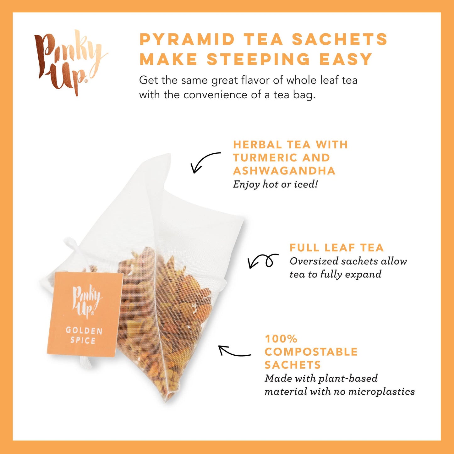 Golden Spice Herbal Tea - 15 Sachets