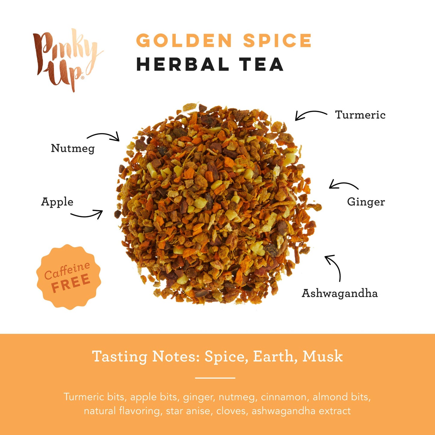 Golden Spice Herbal Tea - 15 Sachets