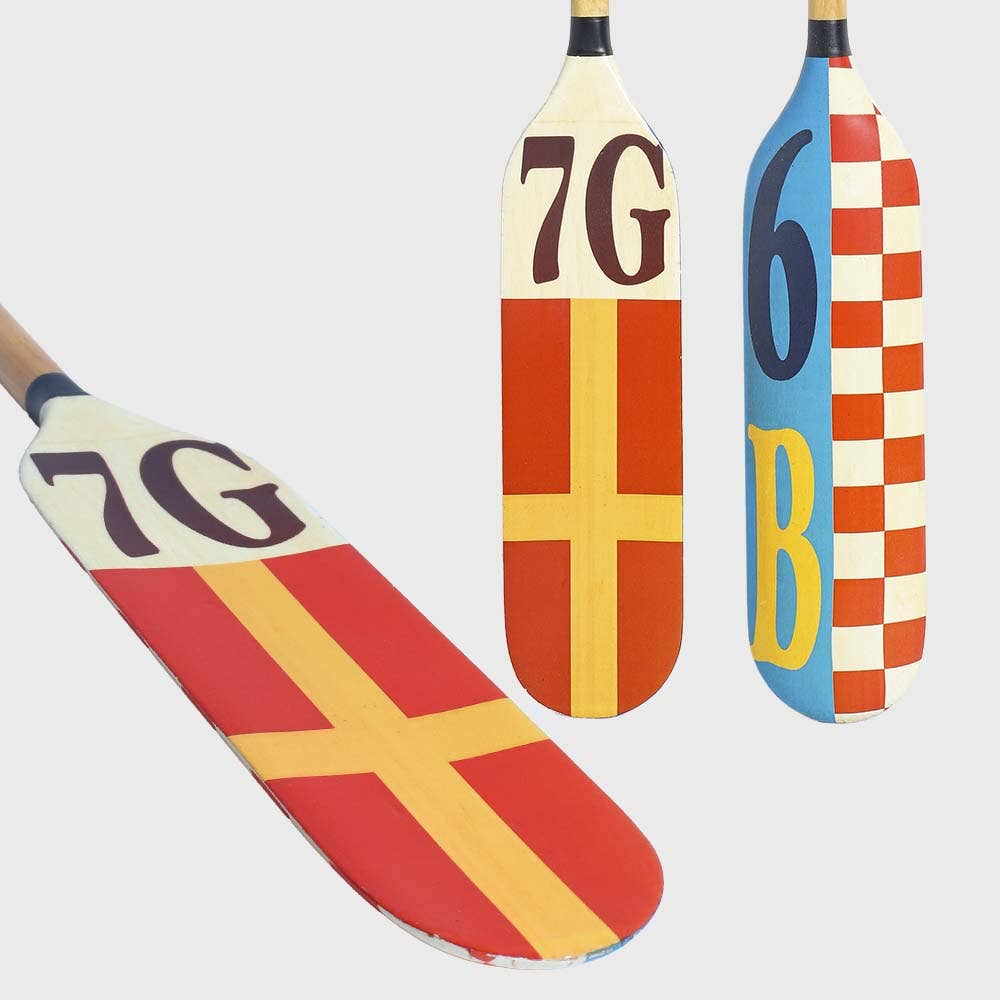 SIGNAL FLAG PADDLES SET/3