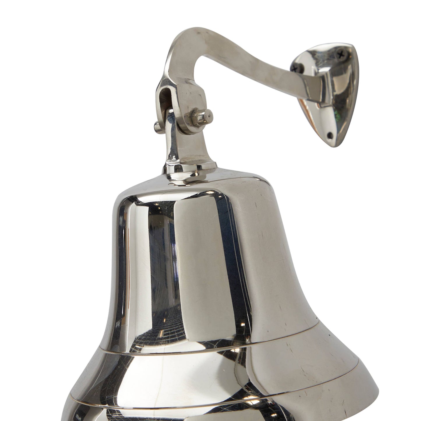 Nautical Silver Brass Metal Decorative Bell