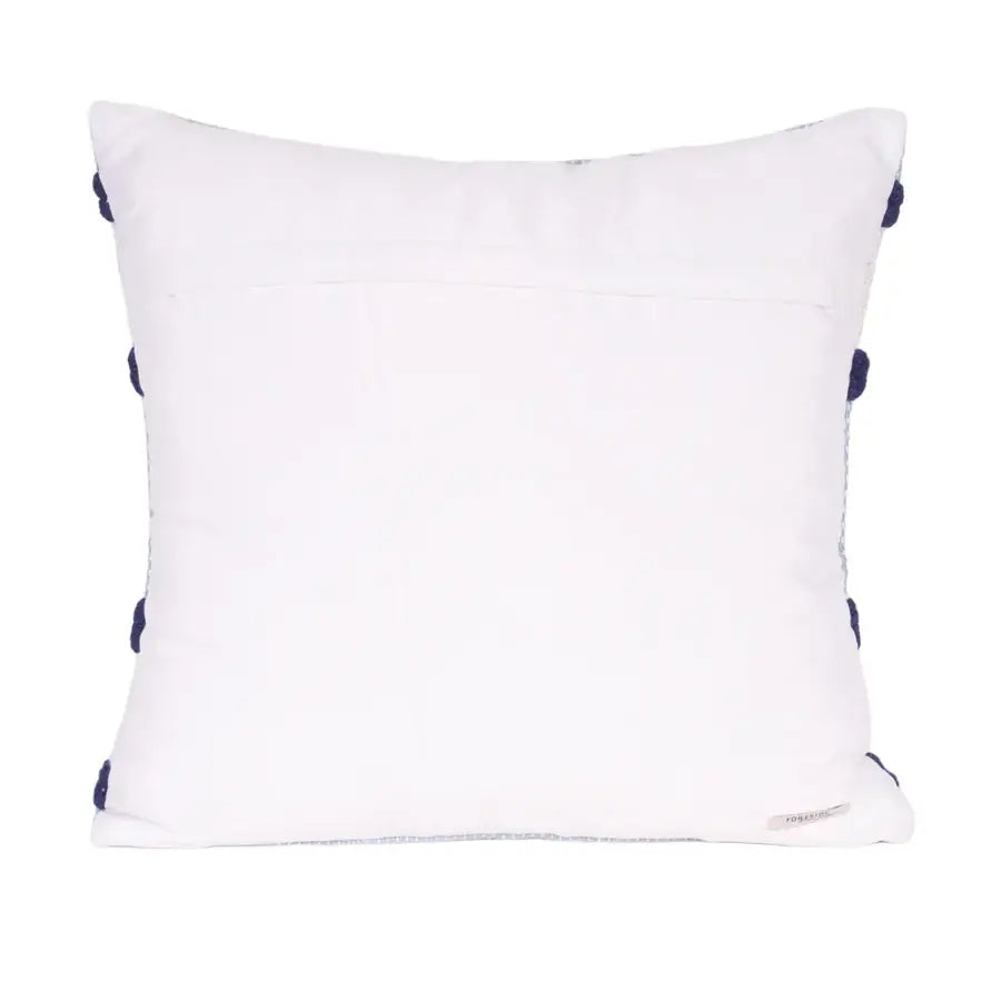Cindy Striped Outdoor Pillow Navy 18 x 18