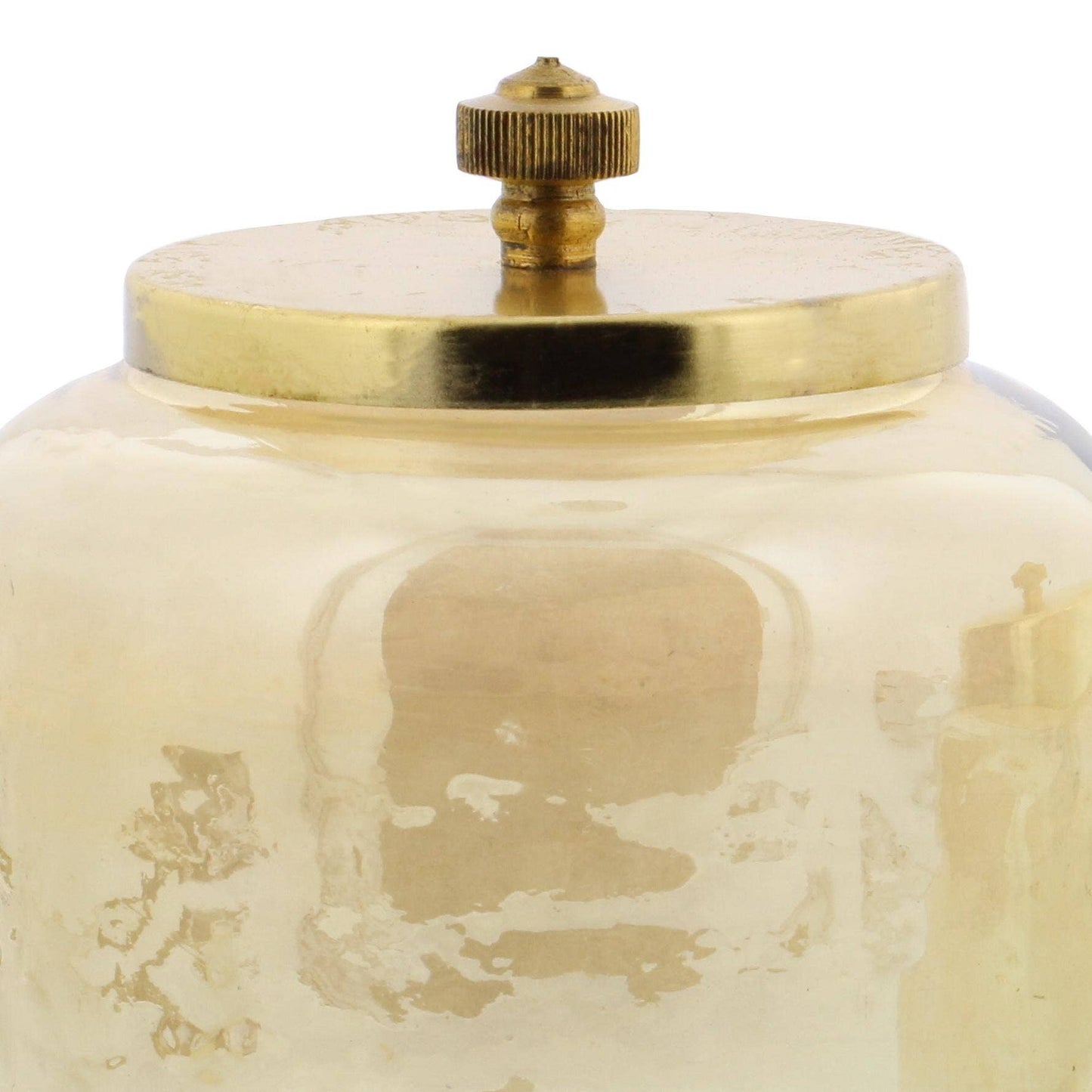 Glam Gold Glass Decorative Jars