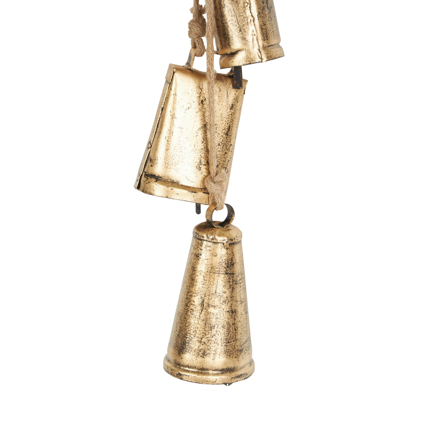 Traditional Gold Metal Decorative Cow Bells