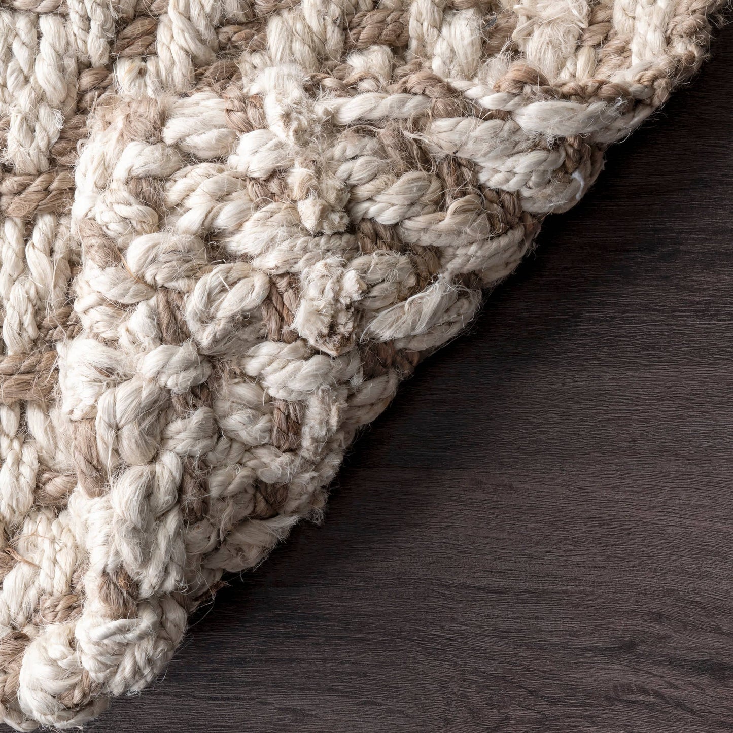 Vania Chevron Jute Area Rug