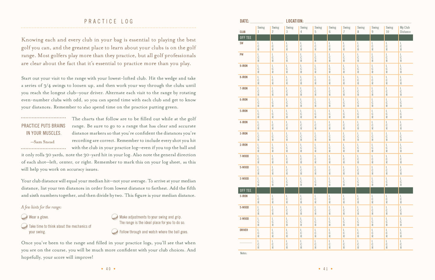 Ultimate Golf Journal