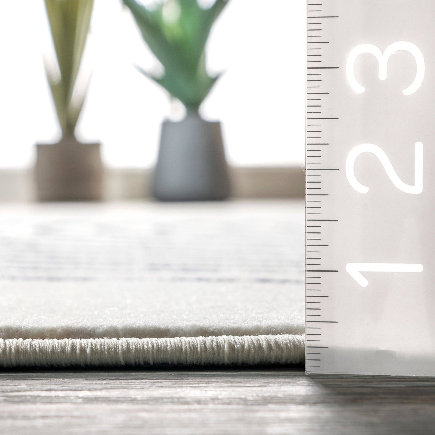 Bevin Abstract Sky Fringe Area Rug