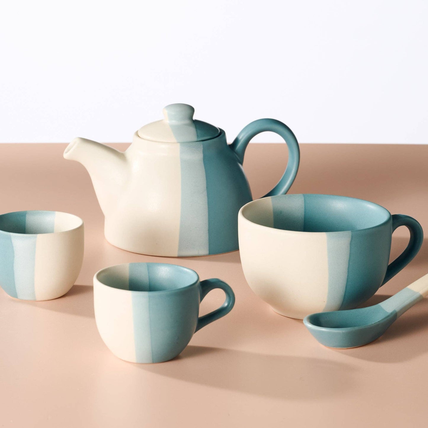 Pheeka Striped Teapot