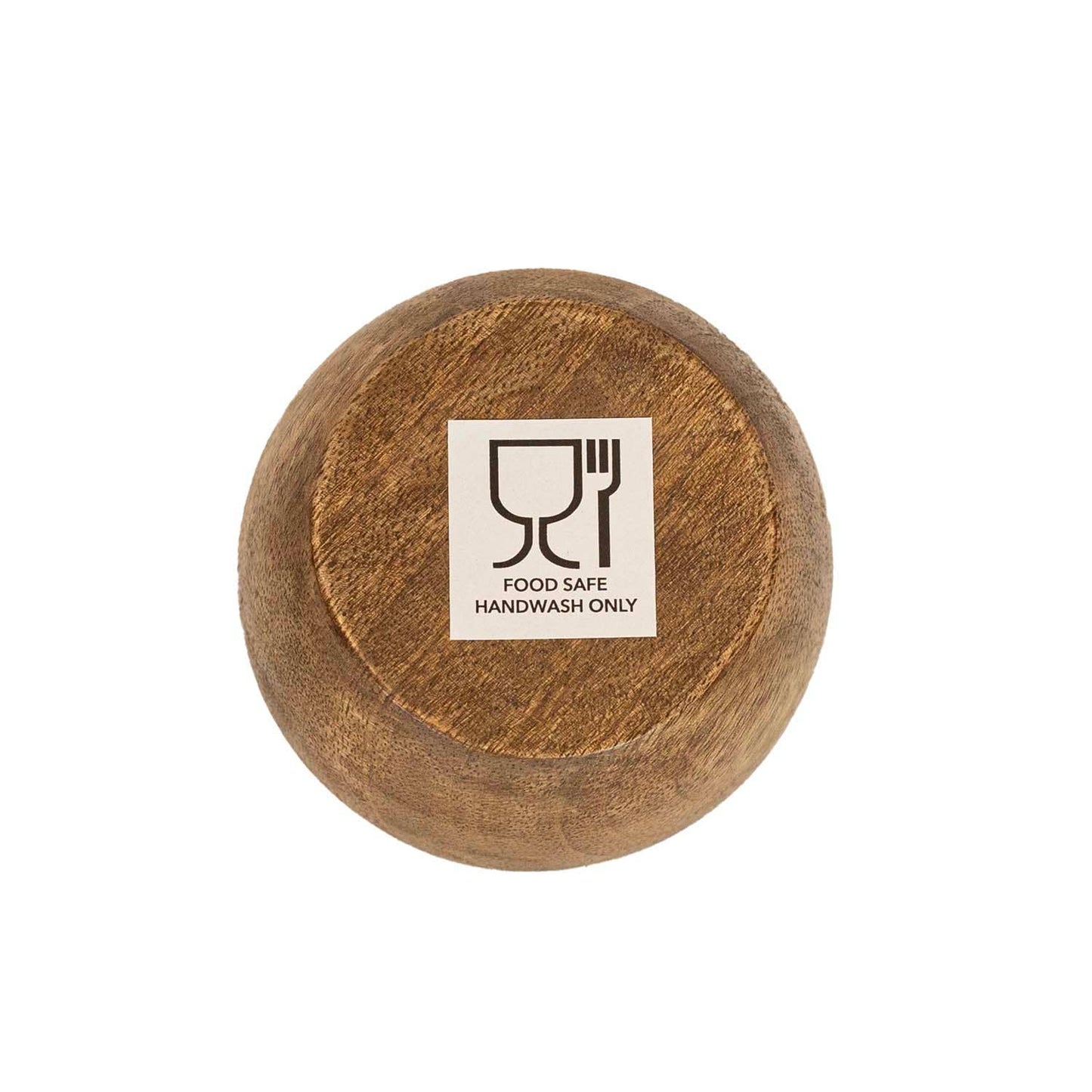 Ashton Wood Pinch Bowls With Leather Tie