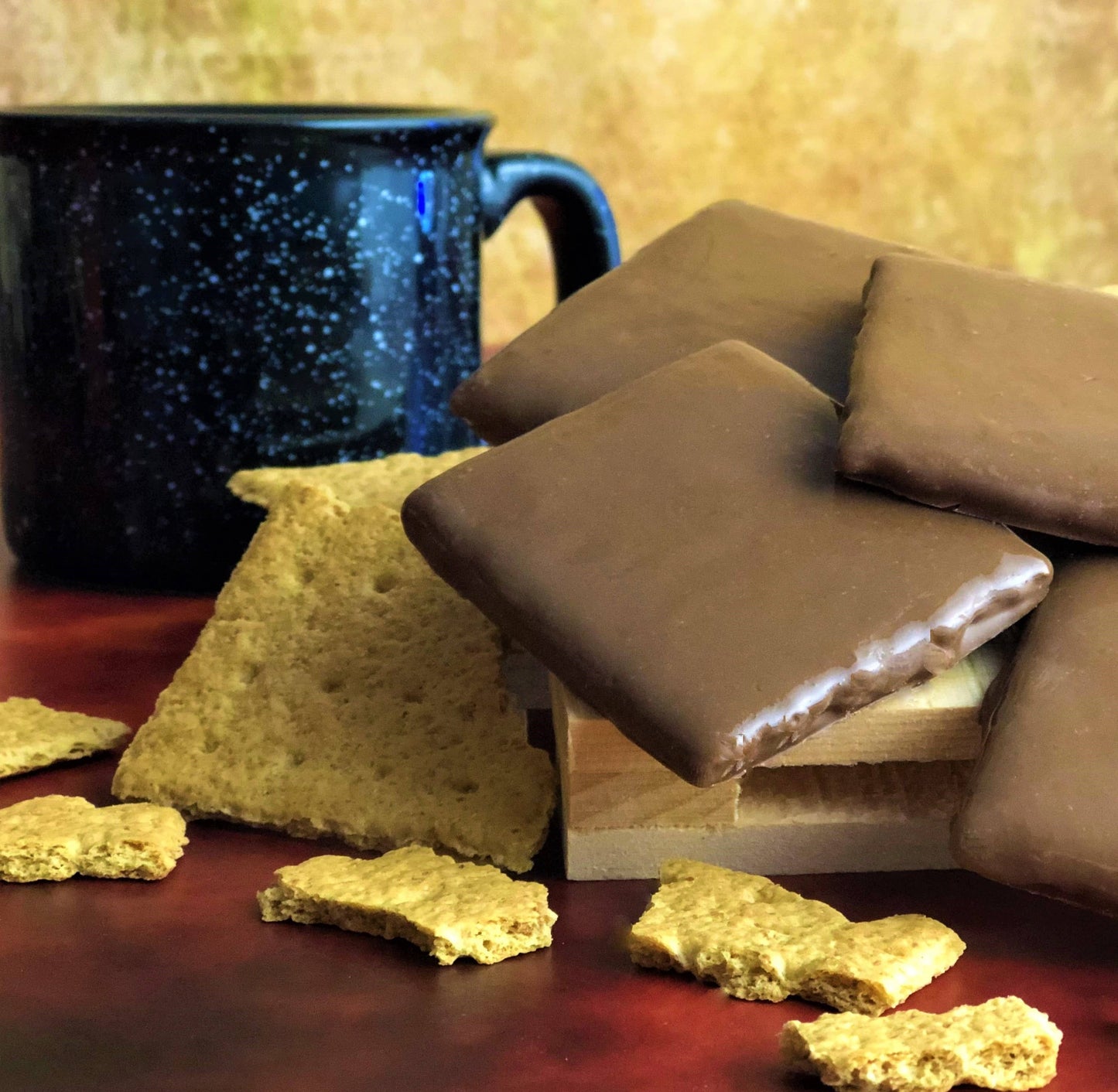 Chocolate Covered Graham Crackers (4 per pack)