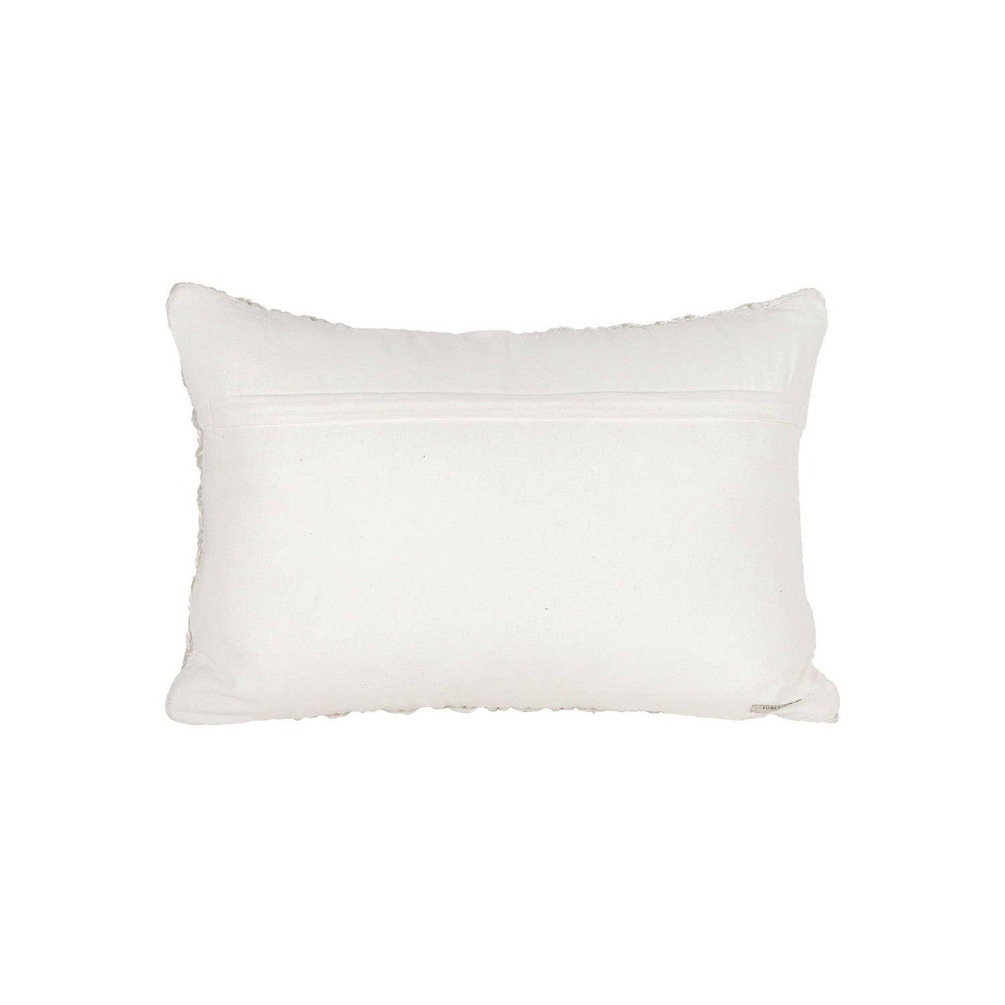 16x24 Hand Woven Sonia Knotted Pillow White