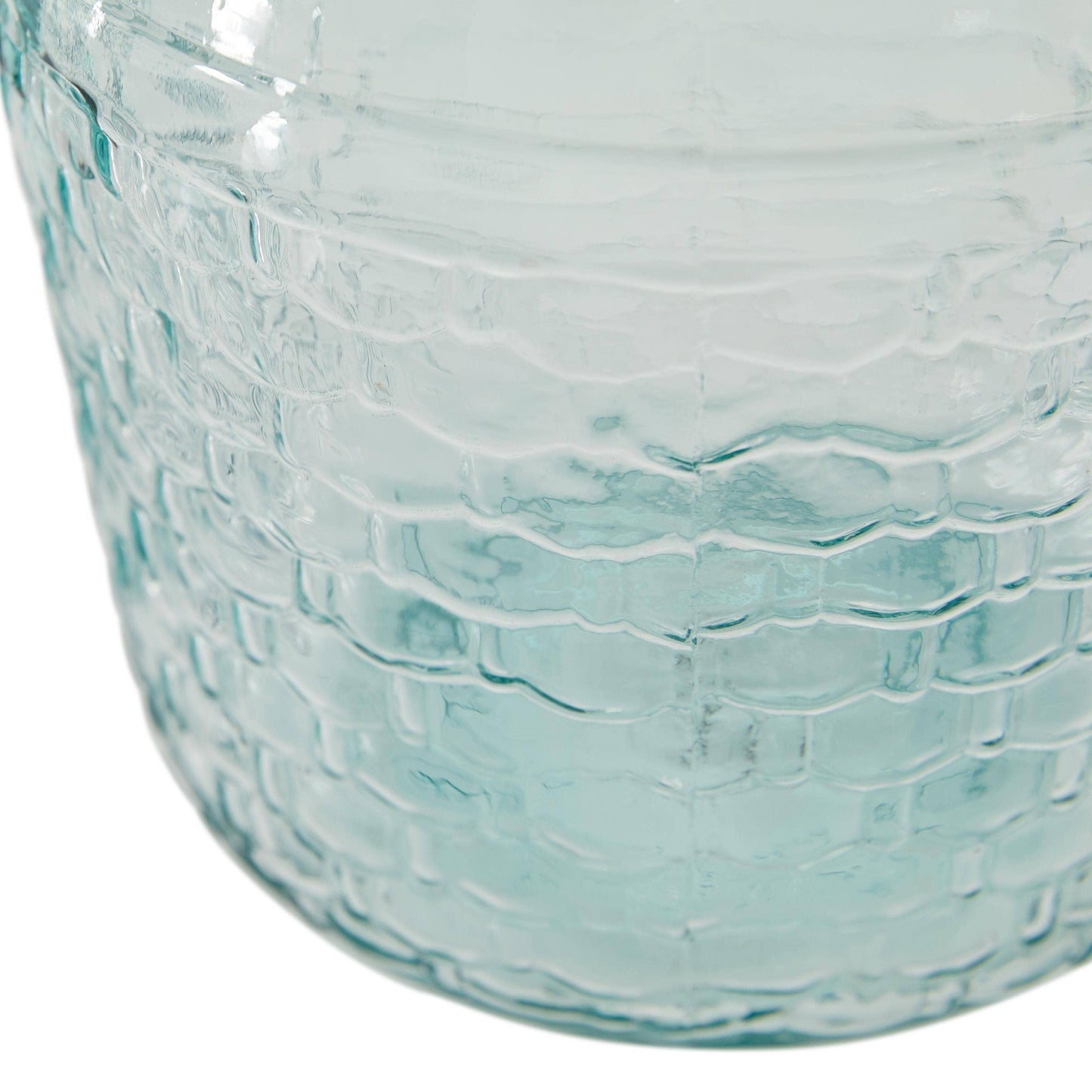 Coastal Clear Recycled Glass Vase
