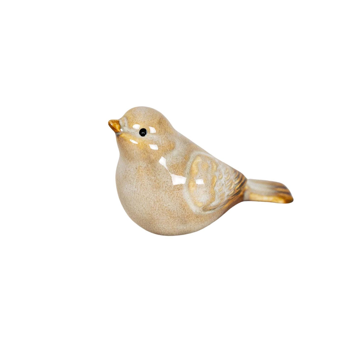 Garden Ceramic Bird Accents White