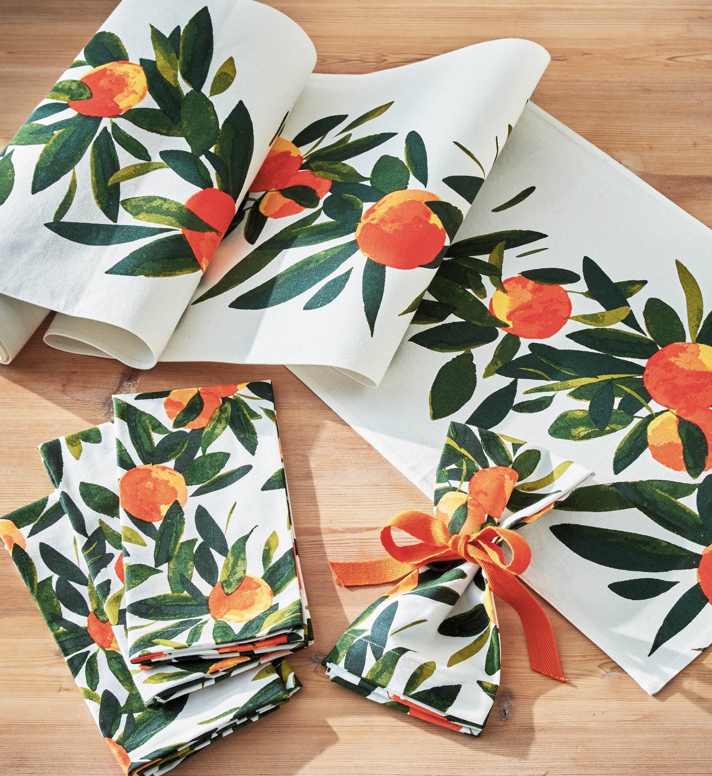 Fall/Harvest Citrus Grove Napkin Set Of 4