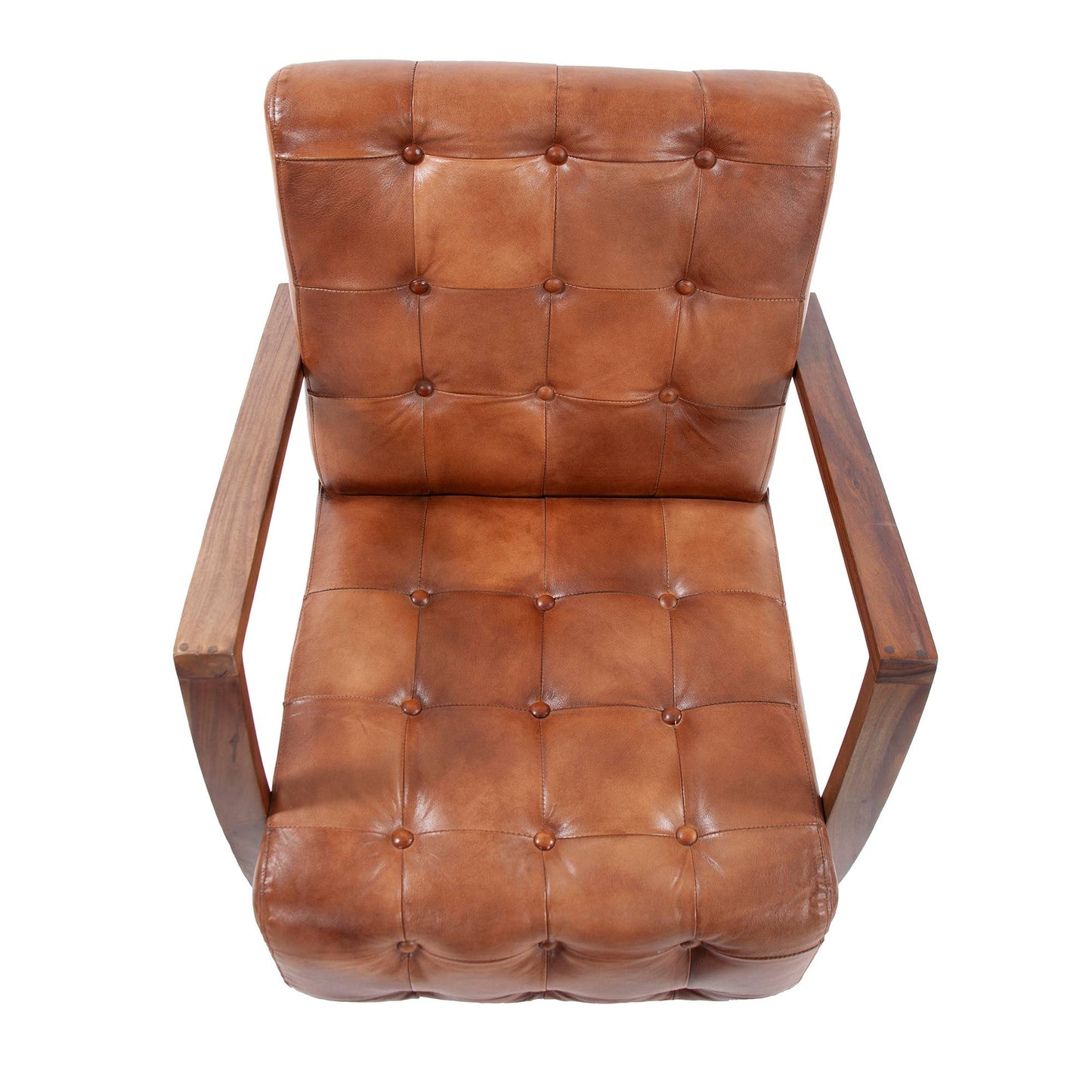 Davenport Tufted Leather Chair
