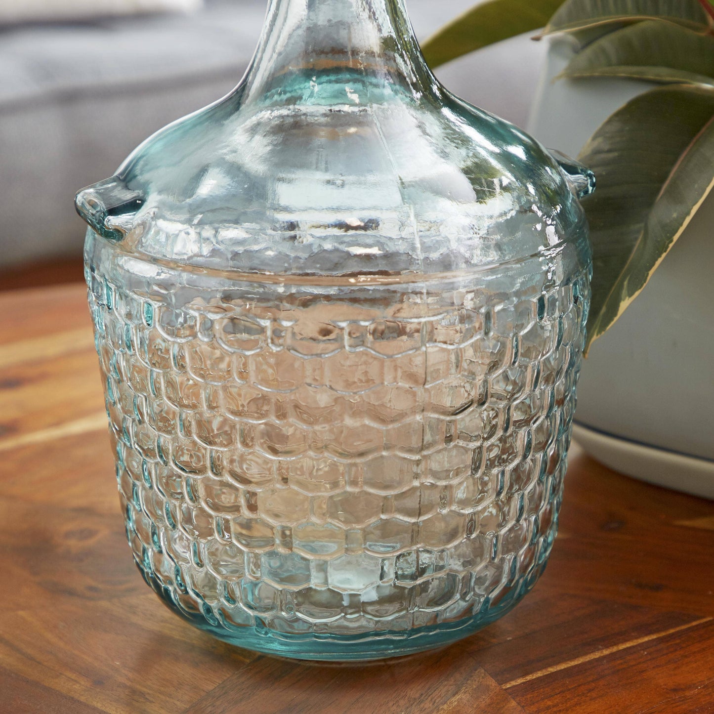 Coastal Clear Recycled Glass Vase
