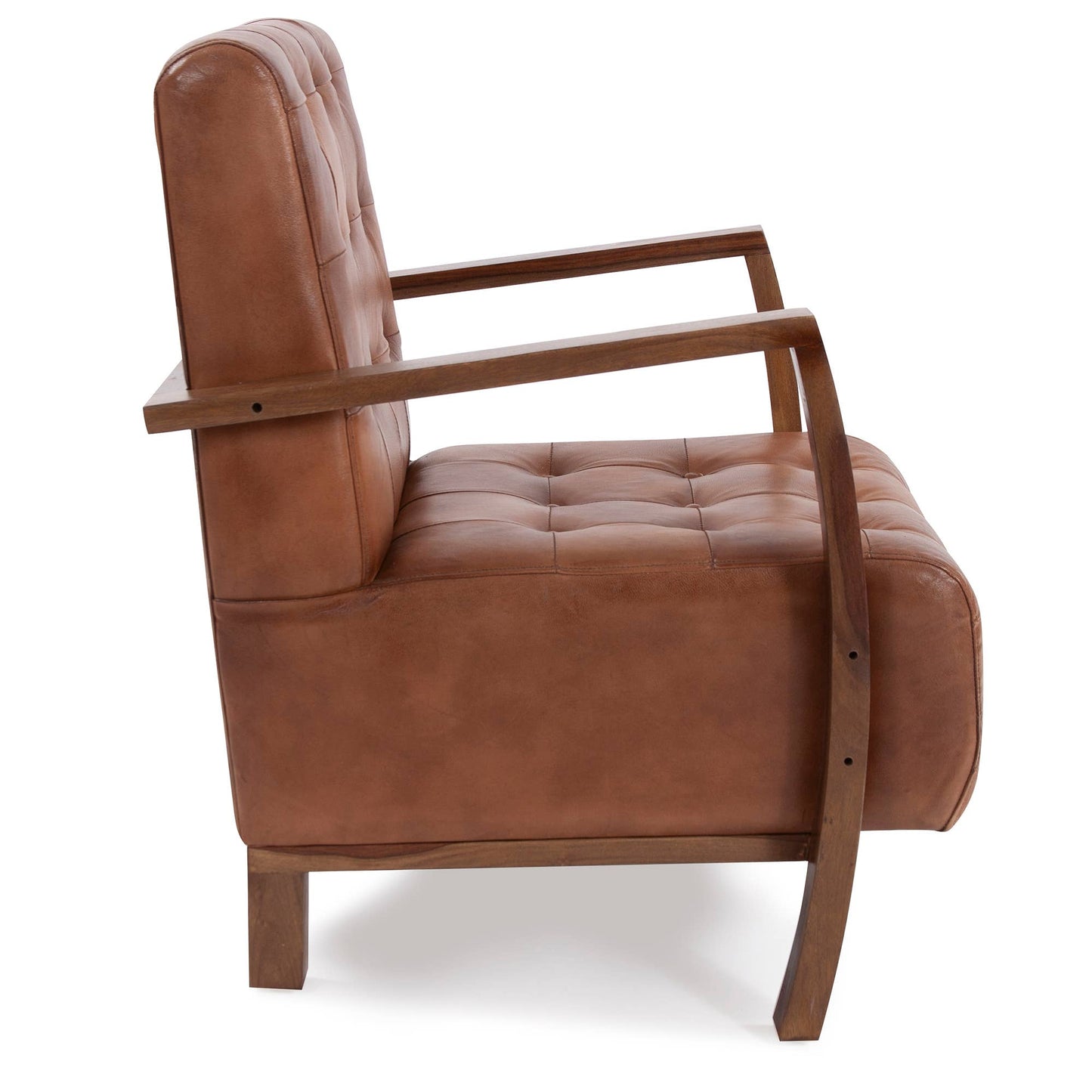 Davenport Tufted Leather Chair