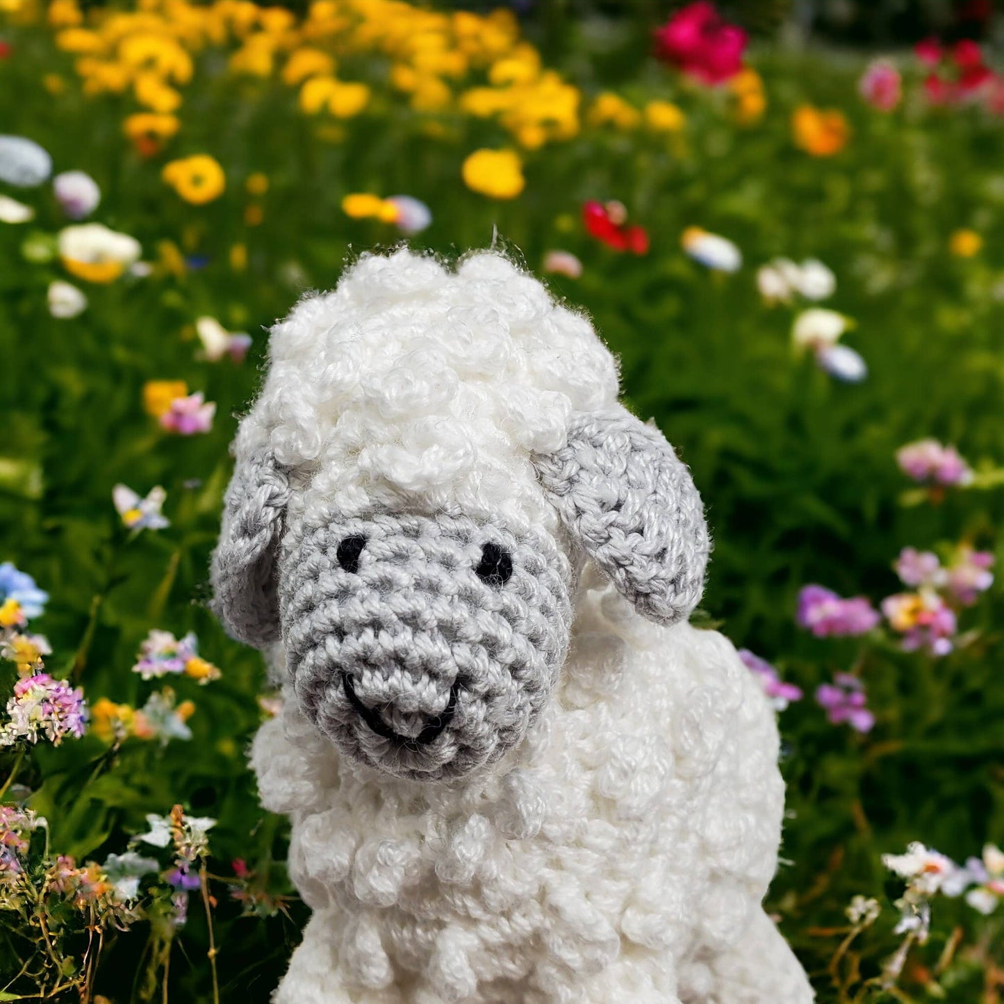 Little Crochet Lamb - White