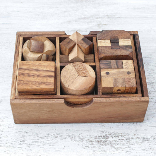 Beautiful Challenge Wood Puzzle Set (6 Piece)