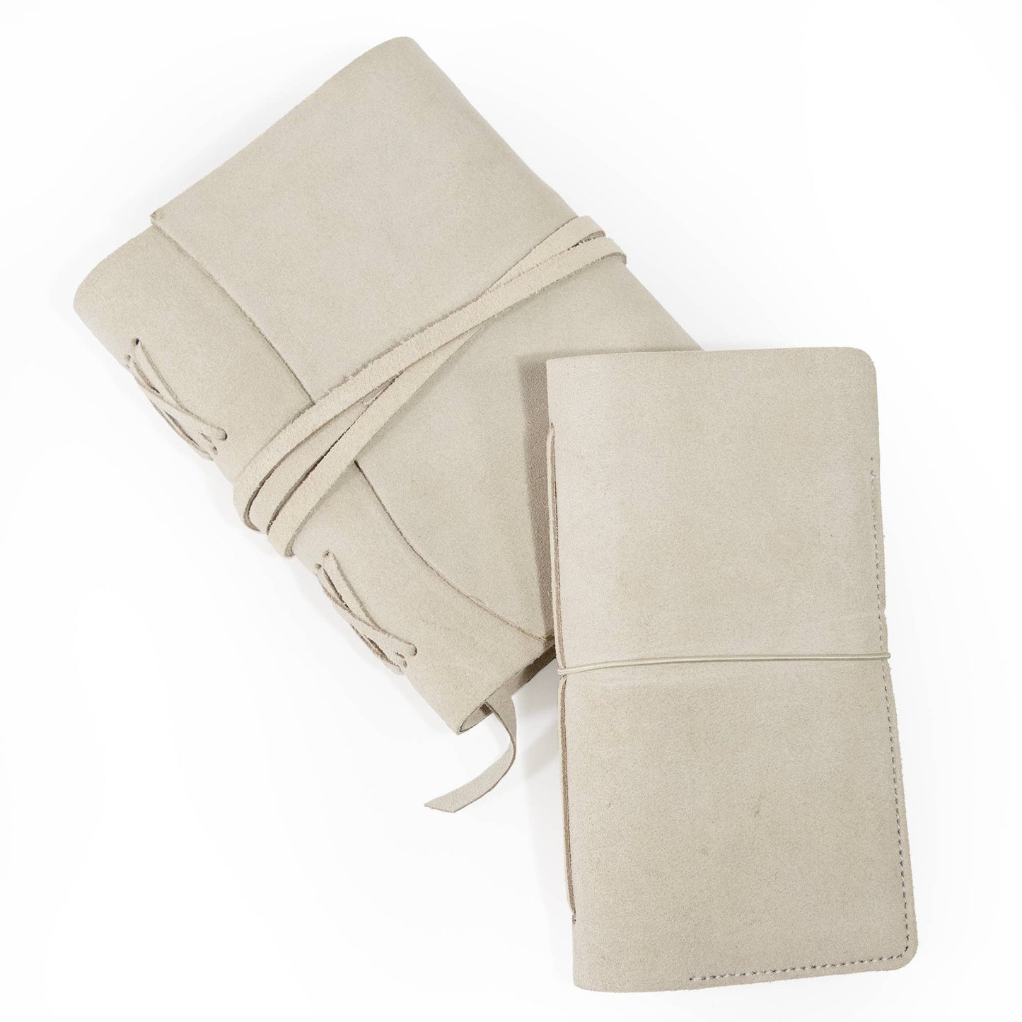 Parchment Color Suede Journal W/ Cotton Paper: Small
