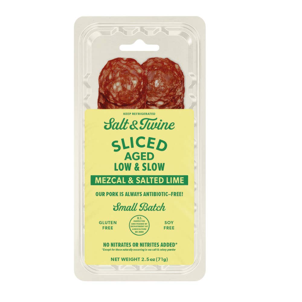 Mezcal & Salted Lime Salami Pre-sliced