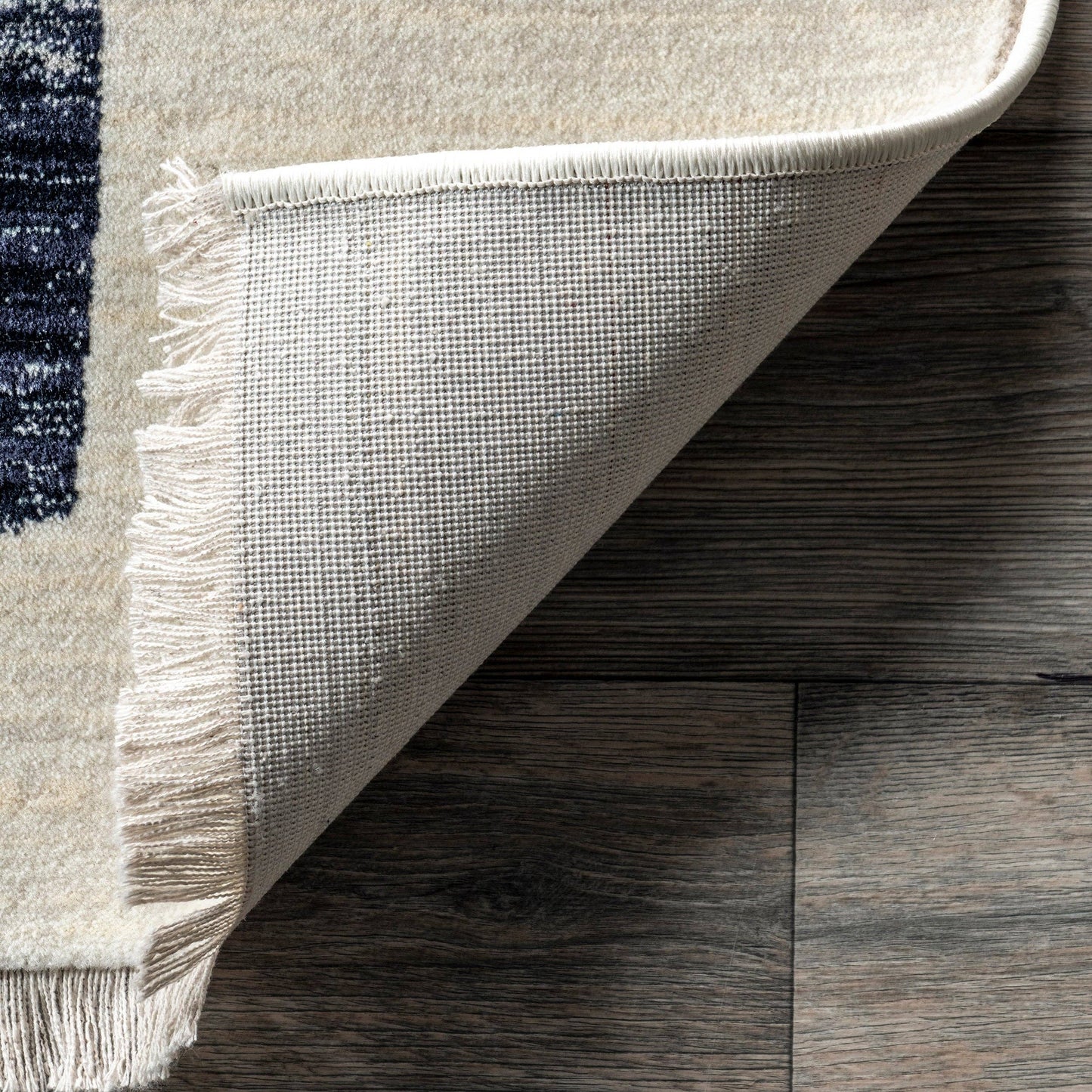Bevin Abstract Sky Fringe Area Rug