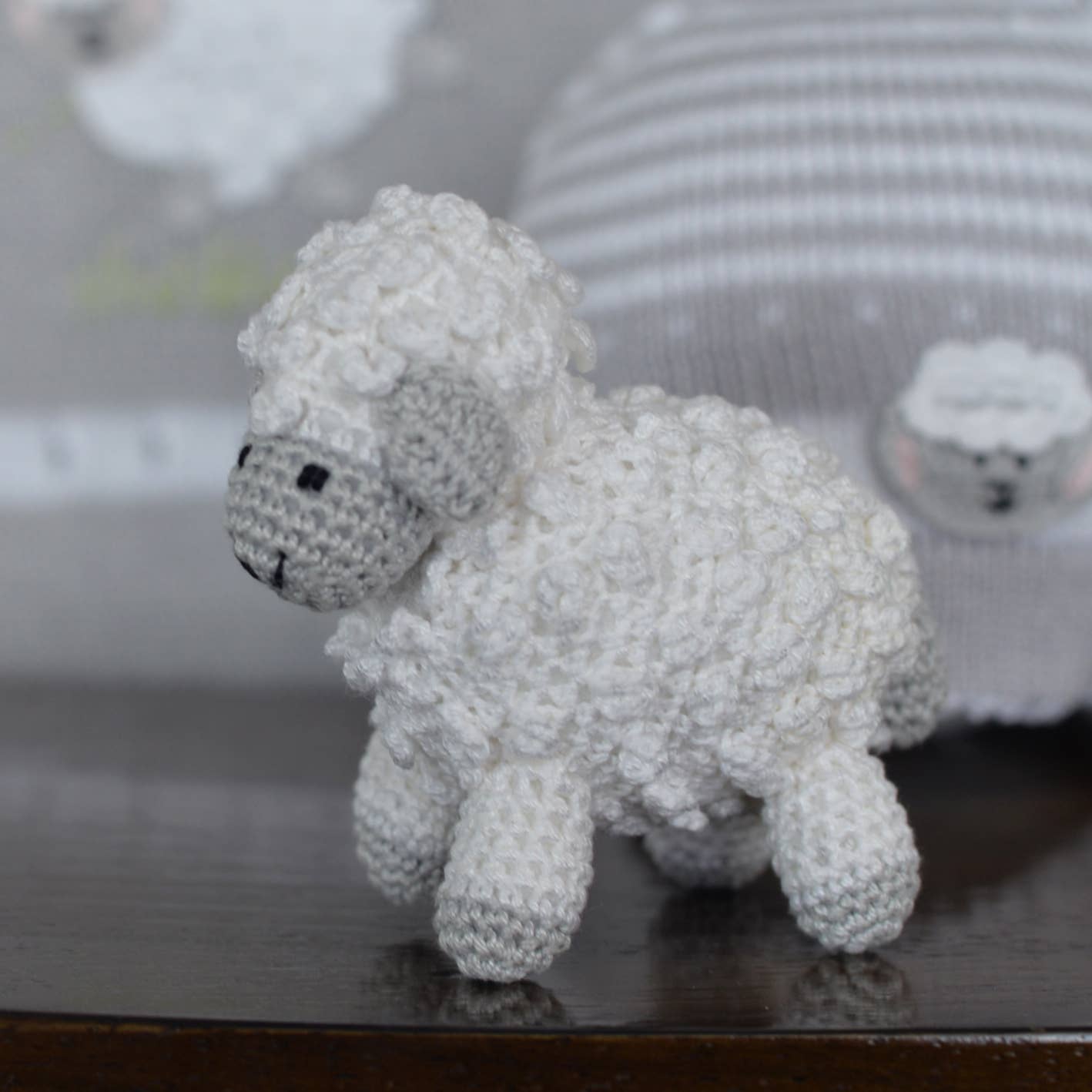 Little Crochet Lamb - White