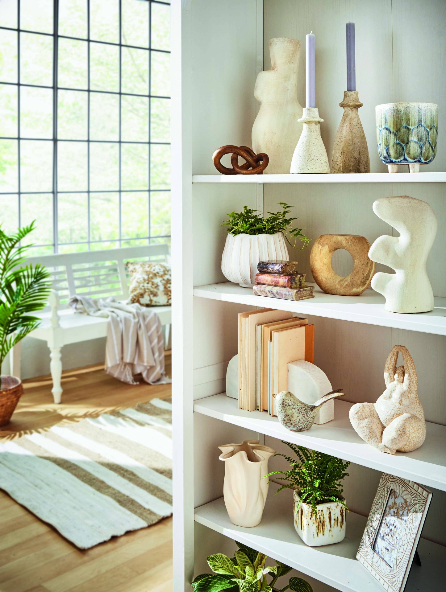 Tag Long Tail Stoneware Bird