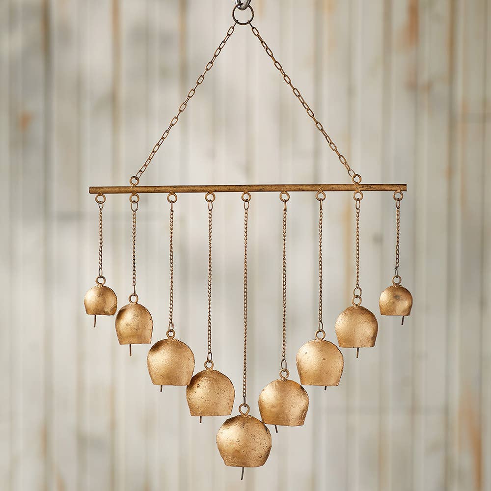 Golden Bell Wind Chime