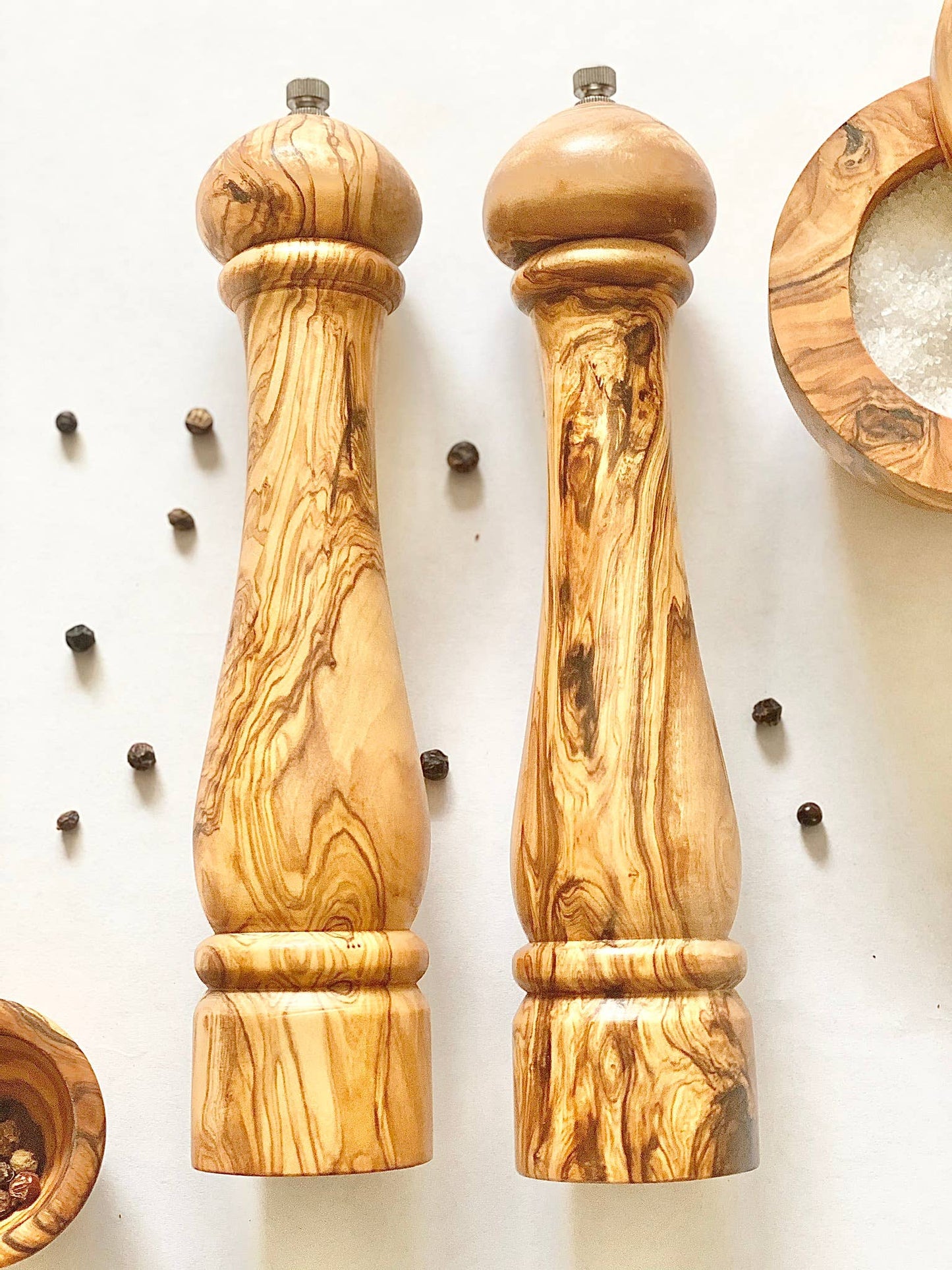 Olive Wood Salt/Pepper Mill 10"