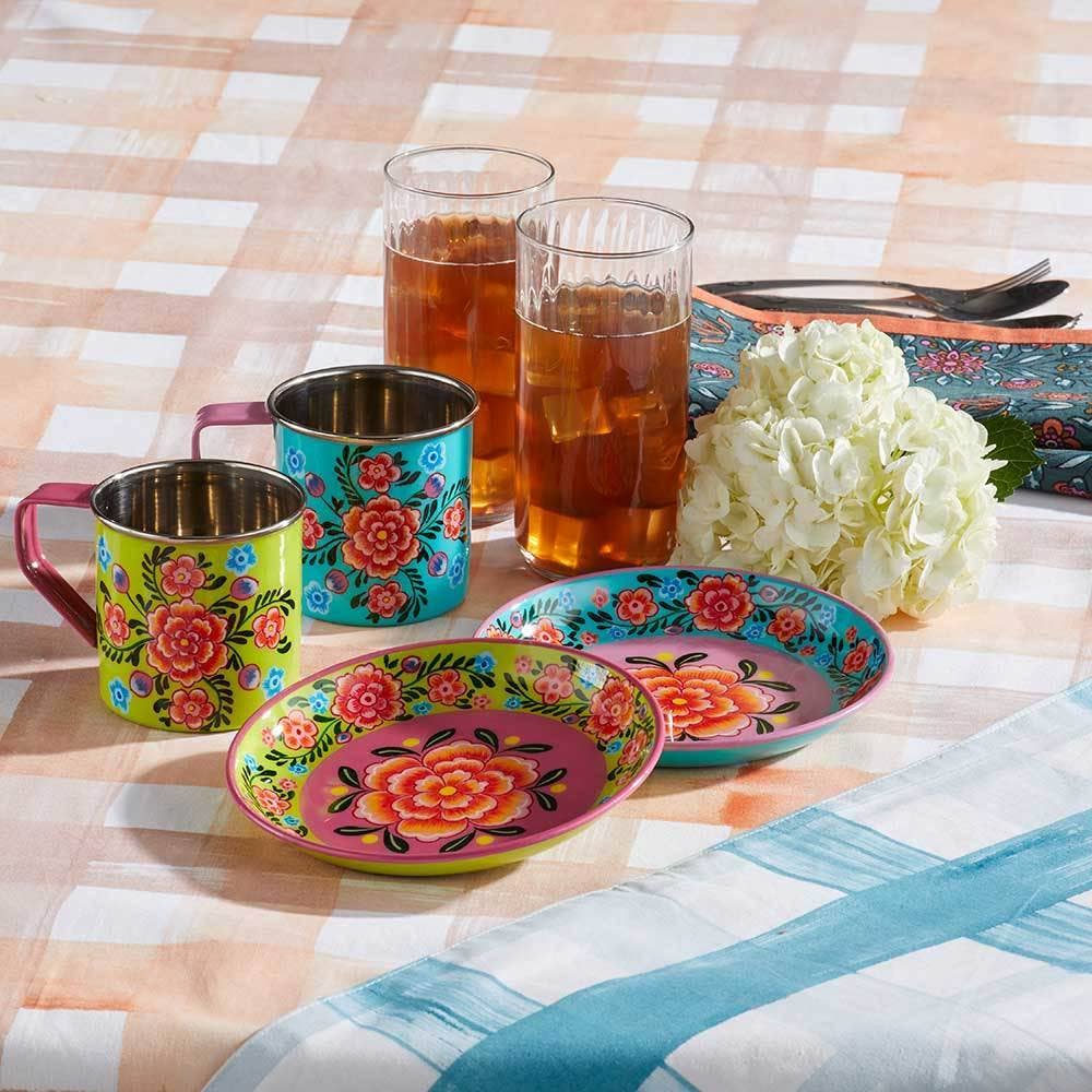 Bright Kashmiri Appetizer Plates