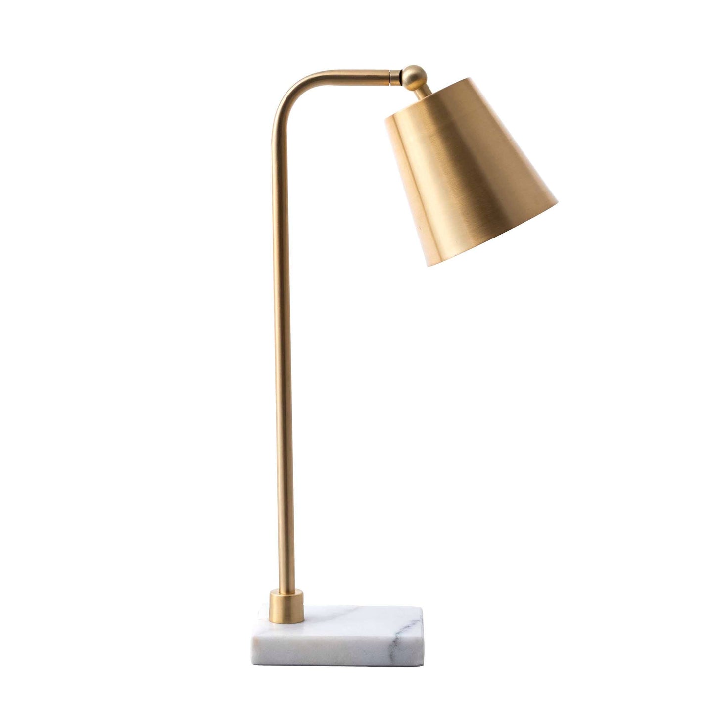 Lincoln 31" Brass & Marble Table Lamp