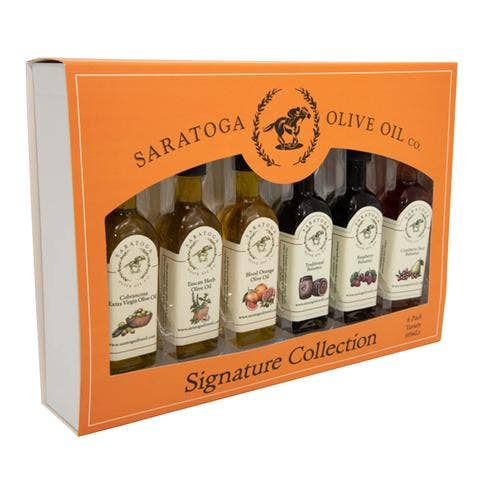 Signature Saratoga 60ml Olive Oil & Balsamic Pack, Set of 6