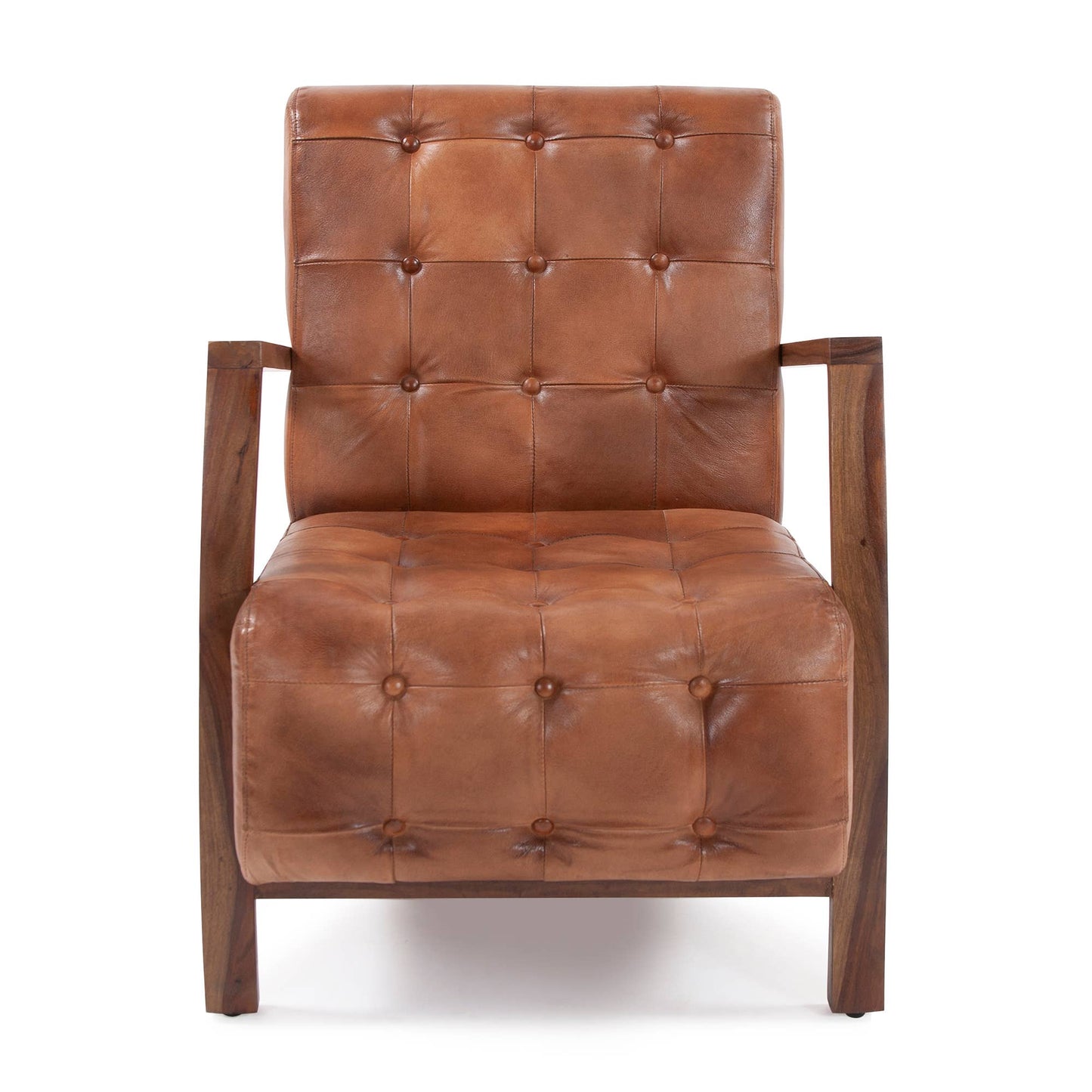 Davenport Tufted Leather Chair