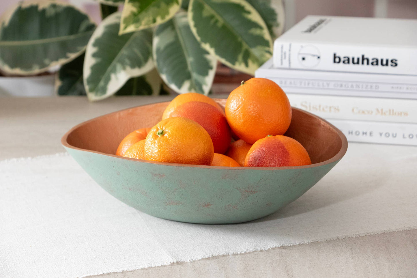 Metal Turquoise Copper Decorative Bowls