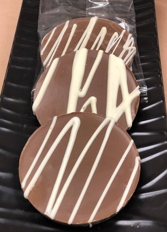 Mini Chocolate Pizza - Plain (1 oz., milk choc.)