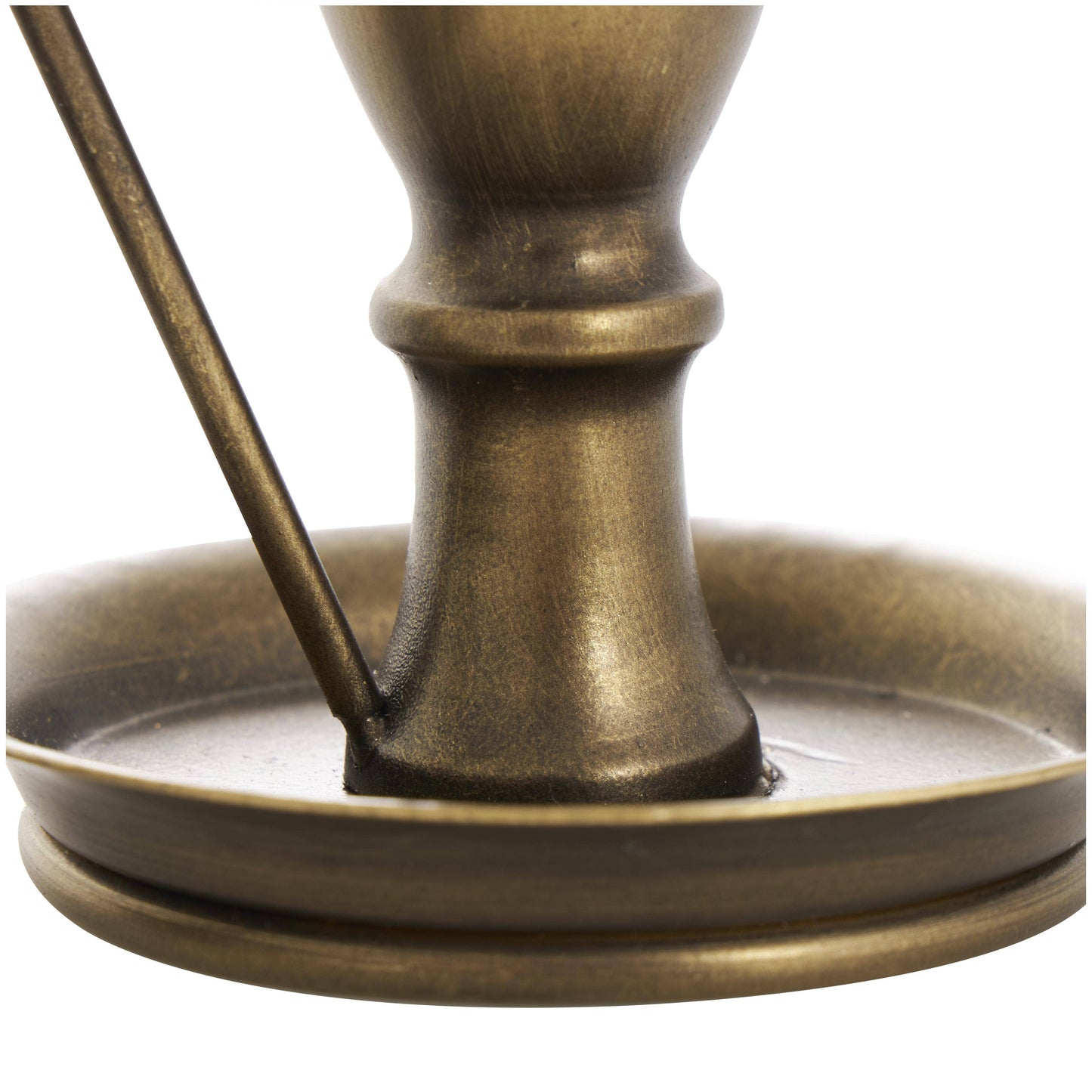 Traditional Bronze Metal Candle Holder Set