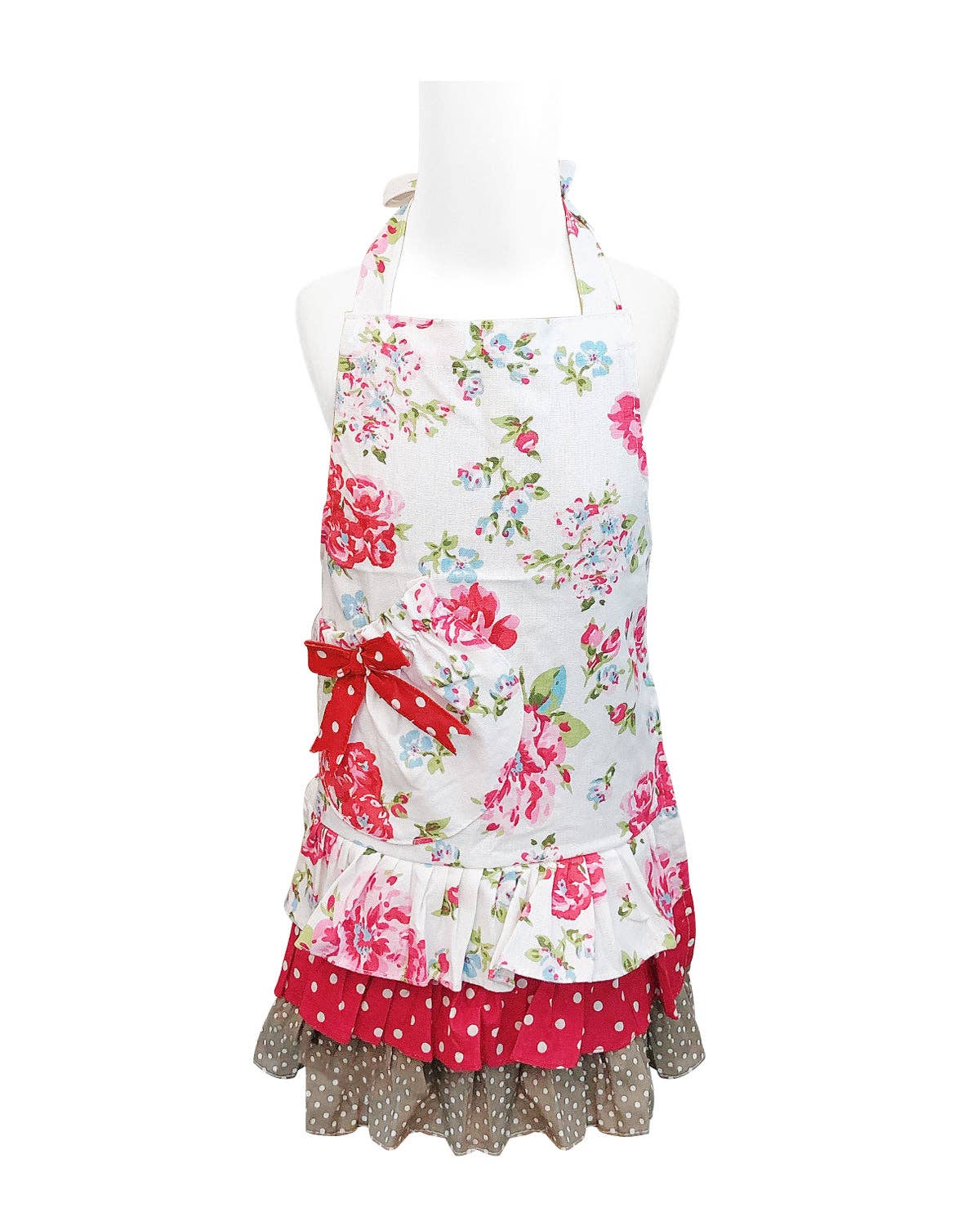 Wrapables Mother and Daughter Ruffles and Roses Apron