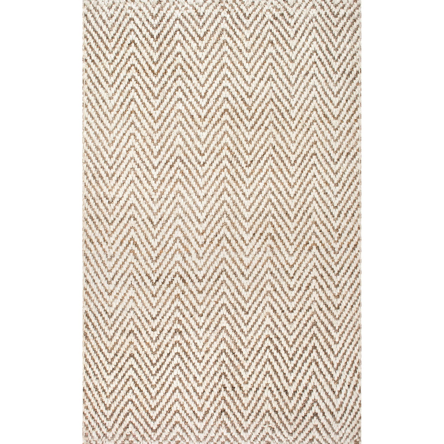 Vania Chevron Jute Area Rug