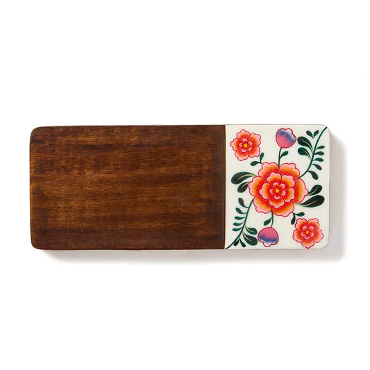 Garden Party Wooden Display & Serving Board