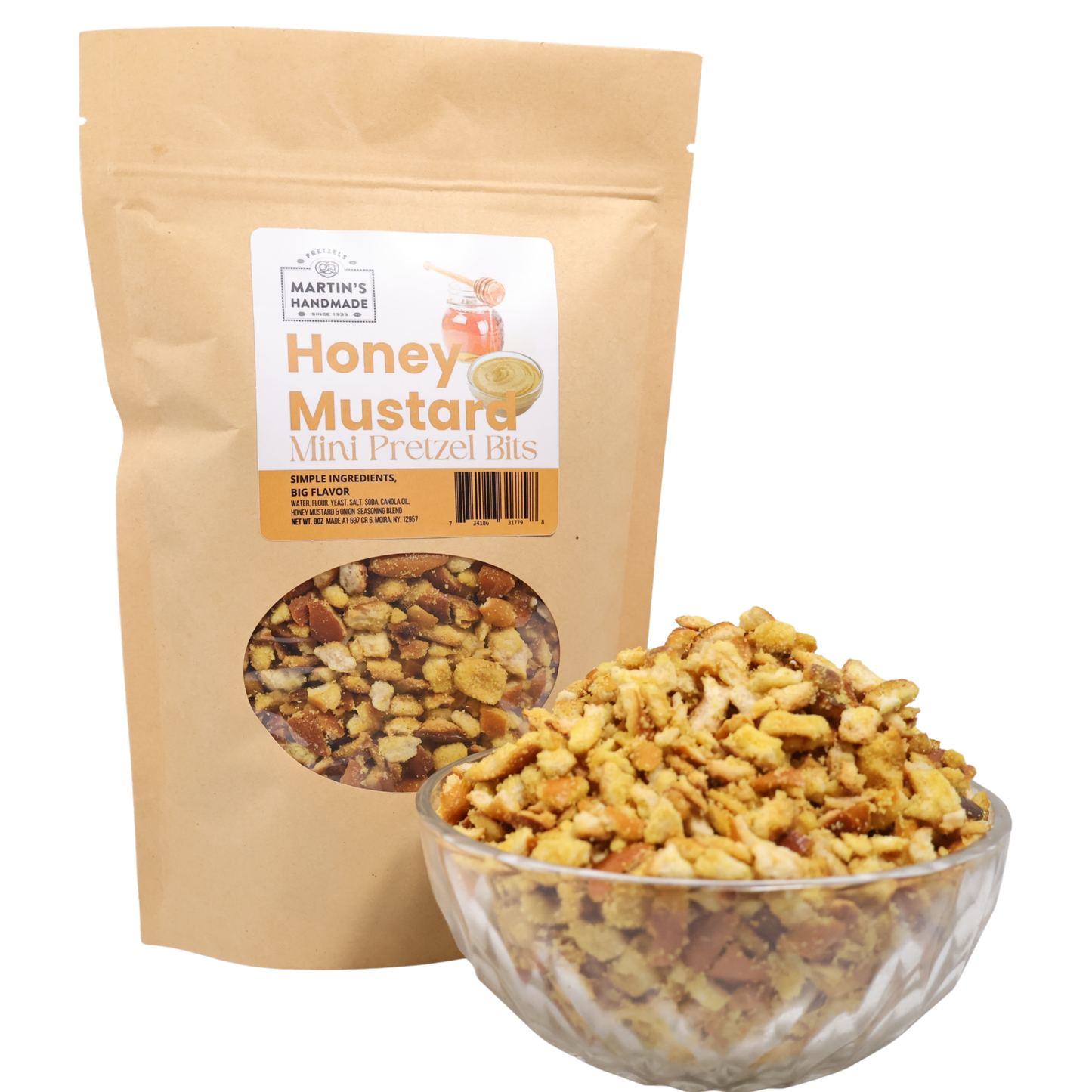 Honey Mustard Mini Pretzel Bits 8oz.