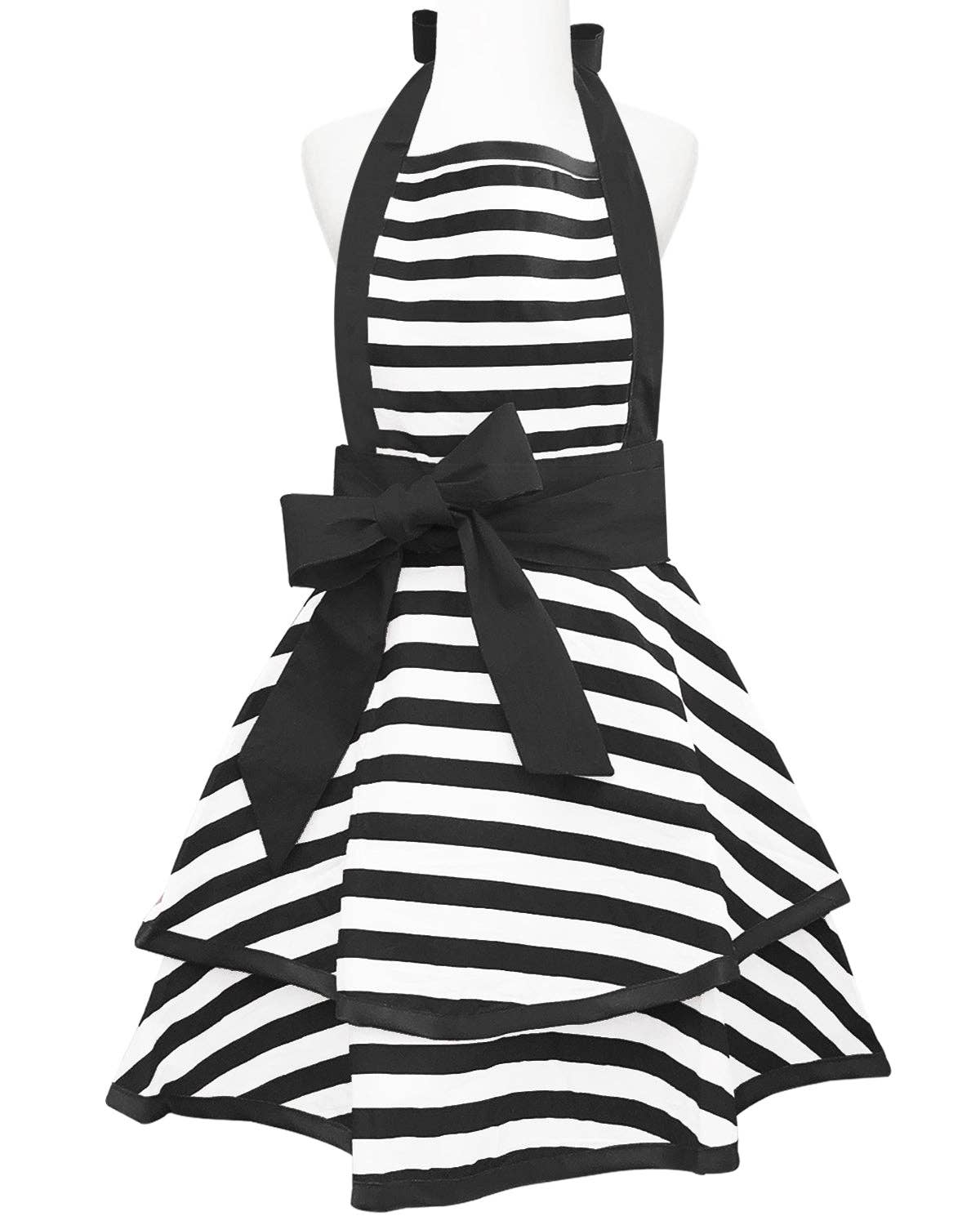 Wrapables Classic Vintage Apron, Stylish Cooking Apron