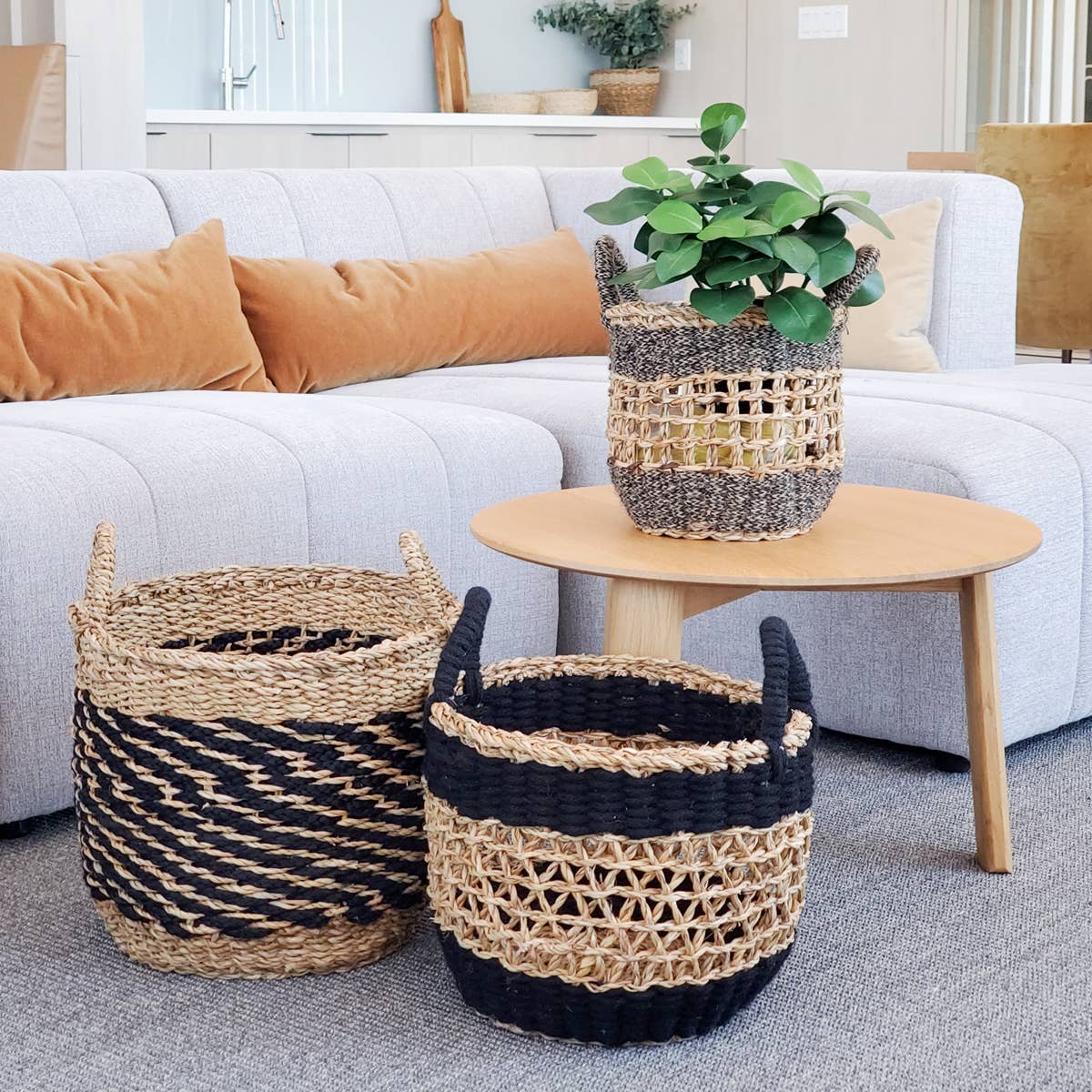 Ula Mesh Basket - Handwoven