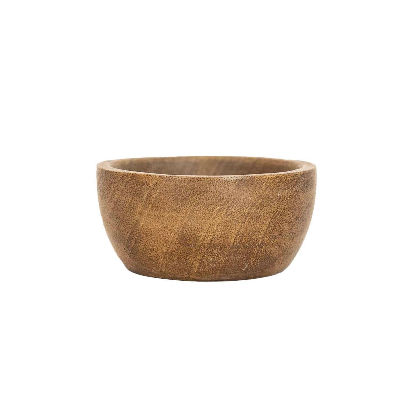 Ashton Wood Pinch Bowls With Leather Tie