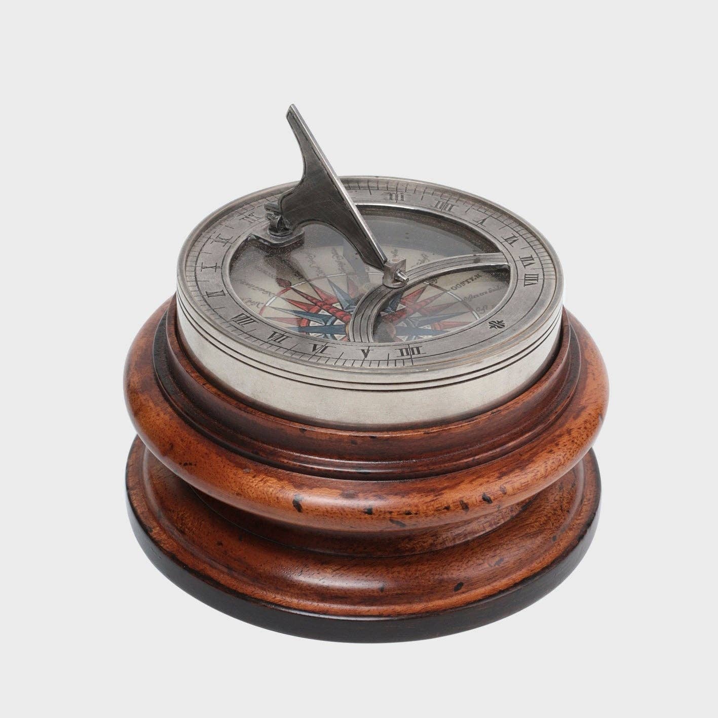SILVER SUNDIAL/ STAND