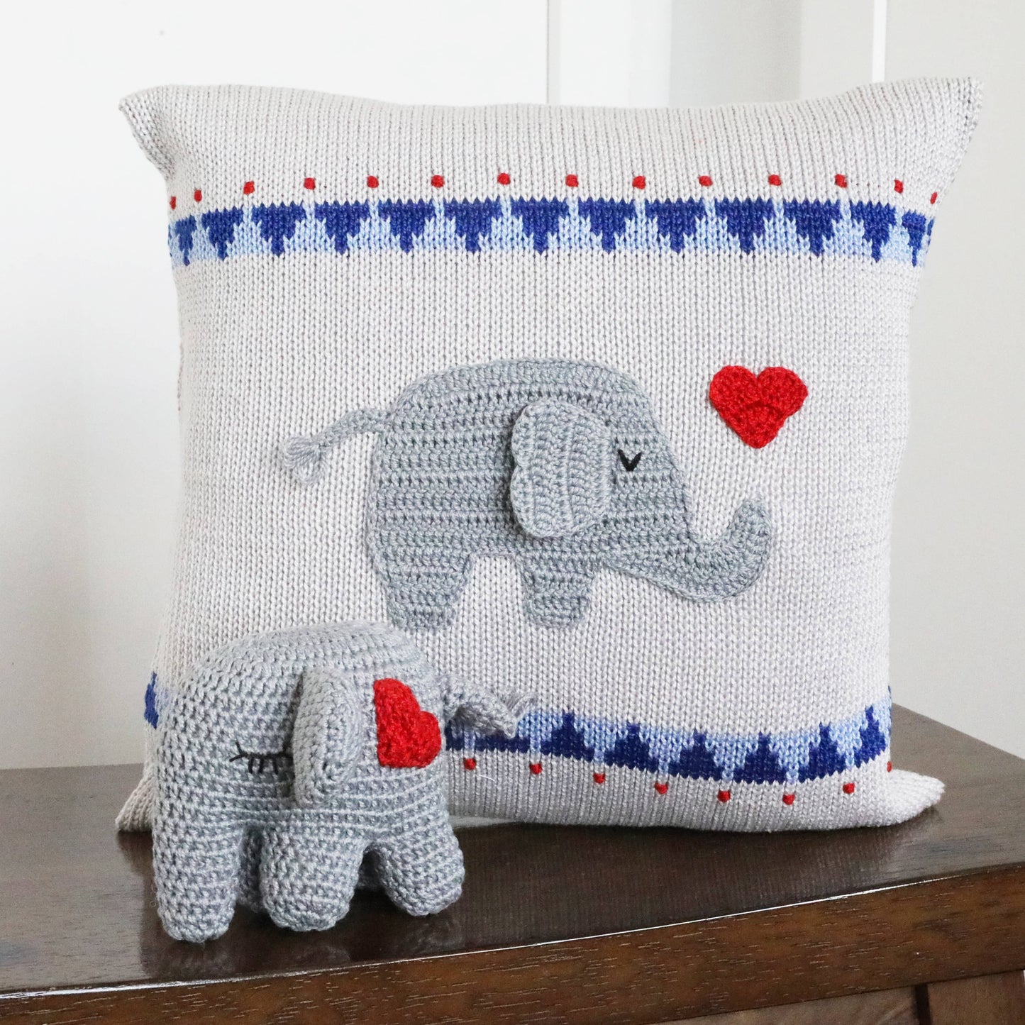 Crochet Elephant - Red Heart