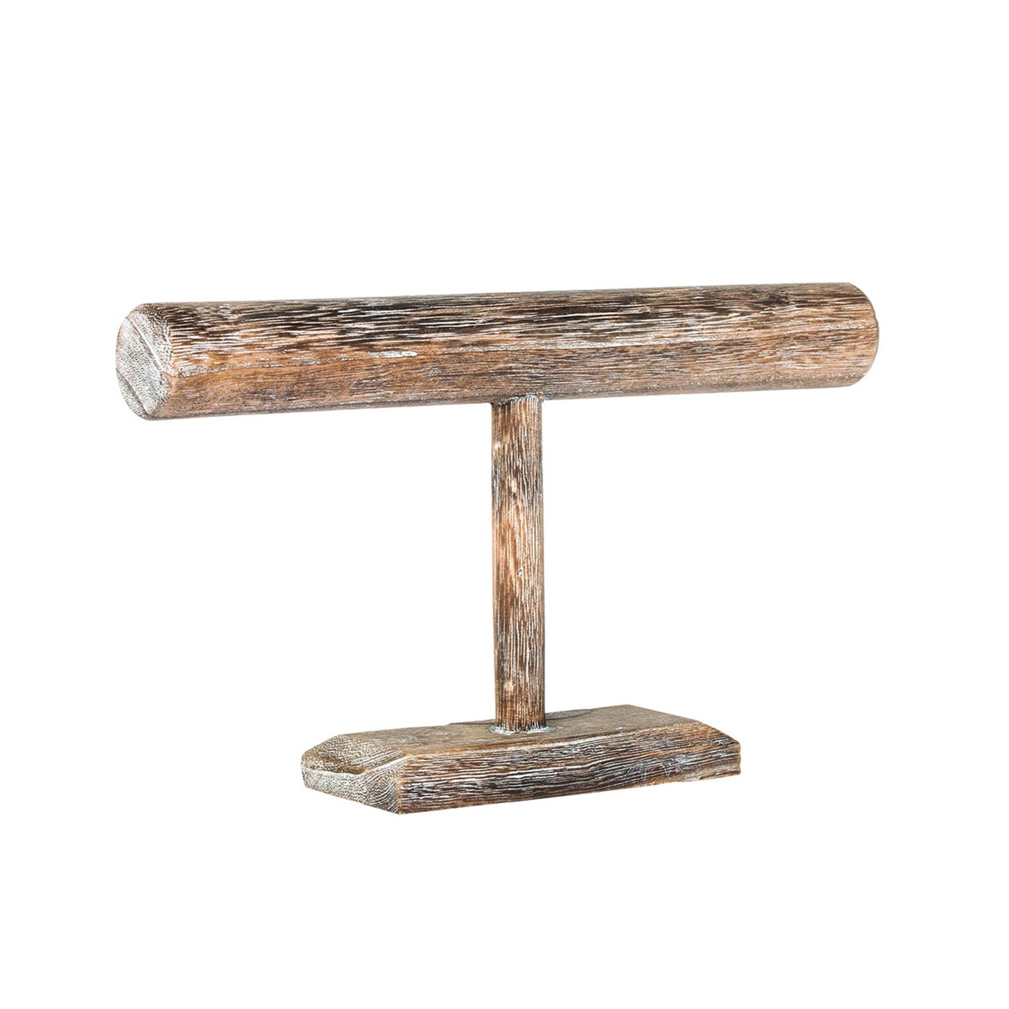 Brown Wood T-Bar Display